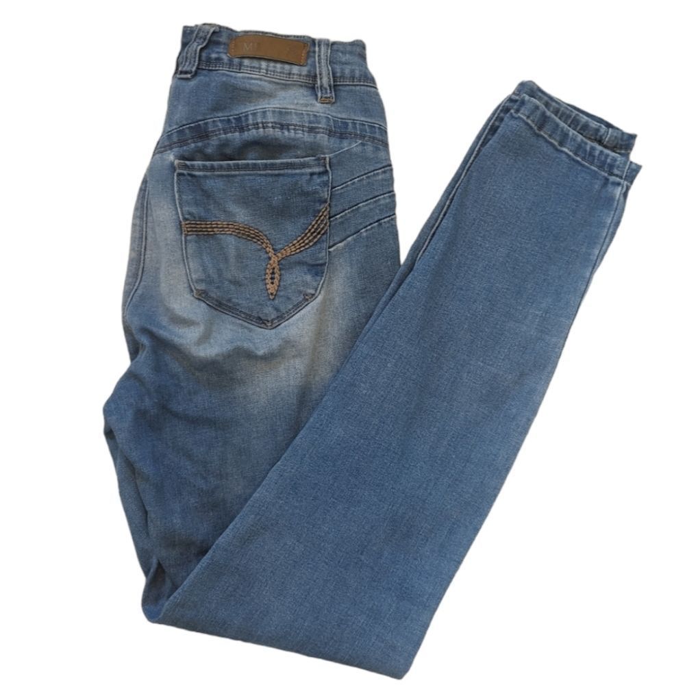 YMI WannaBettaButt Skinny Jeans Women's Size 3 Cotton Denim Blue